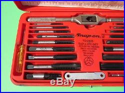 SNAP ON TD2425 41pc SAE Tap and Die Set 41/2 NF and NC threads FREE SHIPPING