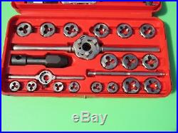 SNAP ON TD2425 41pc SAE Tap and Die Set 41/2 NF and NC threads FREE SHIPPING