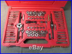 SNAP ON TDTDM500A 75PC COMBINATION TAP AND DIE SET WithCASE