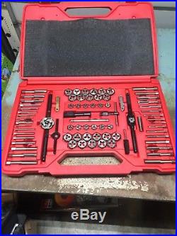 SNAP ON TDTDM500A 76 Piece Tap and Die Set Great Shape FREE SHIPPING