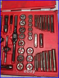 SNAP-ON (TDTDM500) 76 PIECE DOUBLE HEX TAP AND DIE SET WITH HARD CASE 2 missing