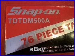 SNAP-ON TDTDM500a76pc Tap & Die Set- Like New