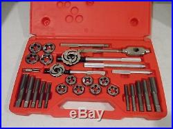 Snap-on Tools Td9902a 25 Piece Sae Tap And Die Set 9/16 Thru 1 USA