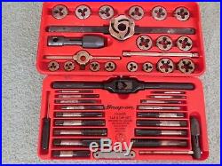 SNAP ON TOOLS quality tap and die set TD 2425 gently used