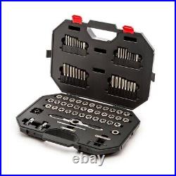 Sae/Metric Ratcheting Tap and Die Set (77-pcs) Hand Tools with Plastic Case