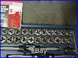 Sears Craftsman 50 Piece Tap & Die Set Combination Standard & Metric 9 52381