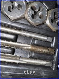 Sears Craftsman Usa 39pc Metric Tap Die Set 52383 Rare Light Use
