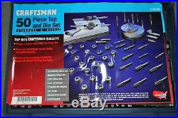 Sears Craftsman Vintage 50 Piece Tap & Die Set 52381 Standard & Metric withCase