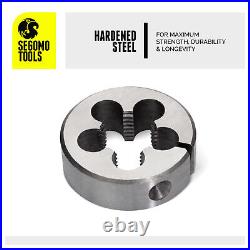 Segomo Tools 110 Piece SAE Tap And Die Threading Tool Set With Cutting Fluid