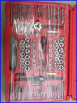 Snap On 117 Piece Tap and Die Set TDTDM117A Excellent Snapon Tools