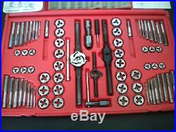 Snap-On 117 pc Deluxe Tap and Die Set, Combination, TDTDM117
