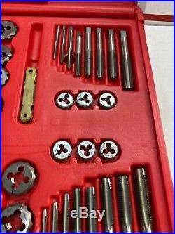 Snap On 117pc Master Tap and Die Set w Drill Bits TDTDM117A New O