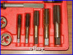 Snap On 25 Pc Tap And Die Set, TD9902A, INCOMPLETE Please Read FREE SHIPPING