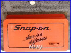 Snap-On 41pc Metric Tap & Die Set TDM-117A Looks Unused