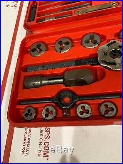 Snap On 42pc Metric Tap and Die Set TDM-117A in Case
