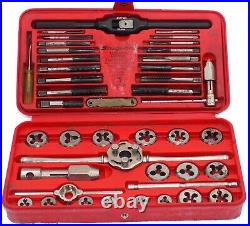 Snap-On 42pc Metric Tap &and Die Set TDM-117A with Case No Manual 3mm-12mm