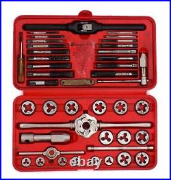 Snap-On 42pc Metric Tap &and Die Set TDM-117A with Case No Manual 3mm-12mm