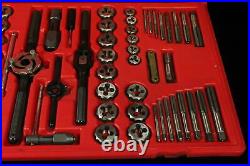 Snap On 76 Pc Complete Master Metric And Fractional SAE Tap And Die Set TDTDM500