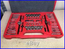 Snap On 76 Piece Tap And Die Set With Tap Socket Set TDTDM500A NEW