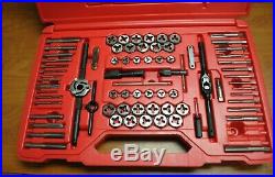 Snap-On 76 Piece Tap & Die Set Model TDTDM500A 4pc Missing Good Condition