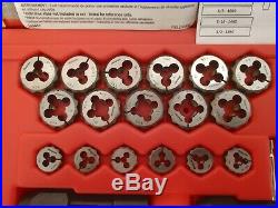 Snap-On 76 Piece Tap & Die Set Model TDTDM500A New Opened