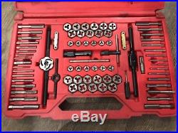 Snap On 76 Piece Tap and Die Set Excellent Used Condition! TDTDM500A
