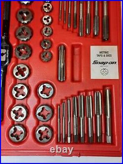 Snap-On 76 Piece Tap and Die Set Metric and SAE Tool TDTDM500A