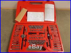 Snap On 76 Piece Tap and Die Set sae & metric complete Free Ship