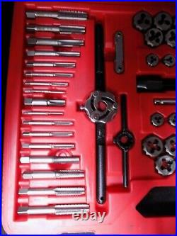 Snap On 76 pc Combination Tap and Die Set. Complete Set! Item TDTDM500A