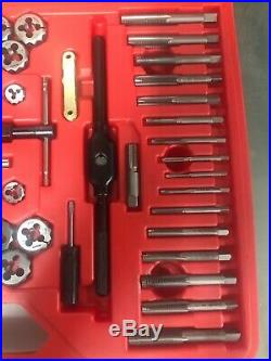 Snap On 76 pc Combination Tap and Die Set TDTDM500A Like New