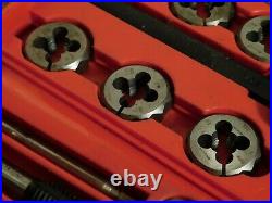 Snap On Metric INCOMPLETE Tap & Die Set TDM117A No Initials TDM-117A