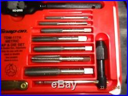 Snap On Metric and SAE Tap and Die Sets