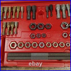 Snap On RTD48 Tap & Die Rethreading Set Threading Tool Red Hard Case Incomplete