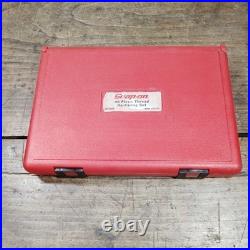 Snap On RTD48 Tap & Die Rethreading Set Threading Tool Red Hard Case Incomplete