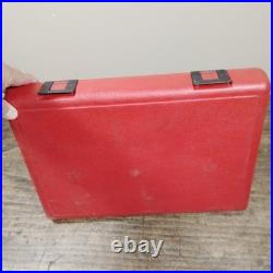 Snap On RTD48 Tap & Die Rethreading Set Threading Tool Red Hard Case Incomplete