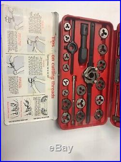 Snap On TD2425 41 Piece US Tap and Die Set In Red Case With Guide