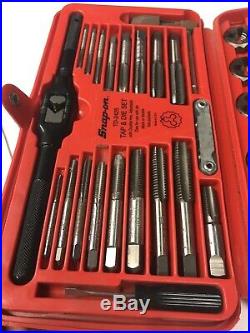Snap On TD2425 41 Piece US Tap and Die Set In Red Case With Guide