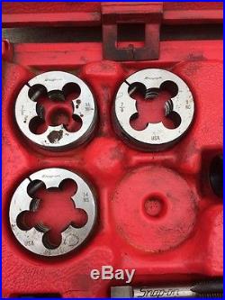 Snap On TD9902A Tap And Die Set Used Extra Taps