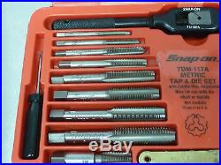 Snap On TDM-117A 41 piece Metric Tap and Die Set
