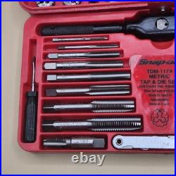 Snap On TDM-117A METRIC Tap & Die Set (Missing a Few Pieces)