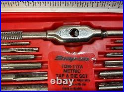 Snap On TDM-117A Metric Tap & Die Set 3mm 12mm