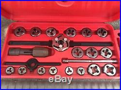 Snap On TDM-117A Tap & Die set withcase 40pc set Mint Fast Free Shipping