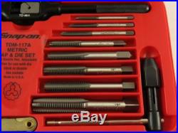 Snap-On TDM-117A Tap and Die Set Metric 42-Piece