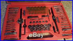 Snap On TDTDM500A 76 Piece Combination Tap and Die Set EXCELLENT FREE SHIPPING