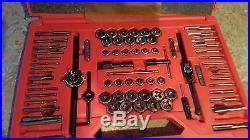 Snap On TDTDM500A 76 Piece Combination Tap and Die Set EXCELLENT FREE SHIPPING