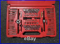 Snap On TDTDM500A 76 pc Combination Tap & Die Set Threading Sae/Metric used