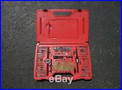 Snap On TDTDM500A 76 pc Combination Tap & Die Set Threading Sae/Metric used