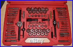Snap On TDTDM500A 76pc Combination Tap and Die Set Pre-owned Free Shipping