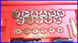 Snap On TDTDM500A 76pc Tap and Die Set Near Mint Mostly Unused US Made Snap-On