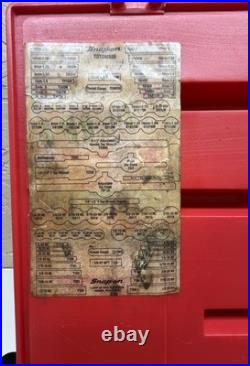 Snap On TDTDM500 76 Piece Tap and Die Set SEE DESCRIPTION